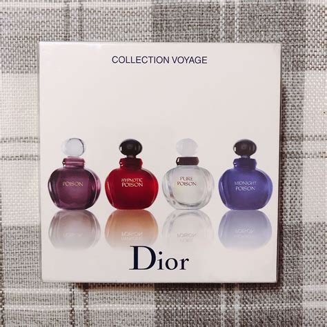 dior poison mini set|christian Dior sampler collection.